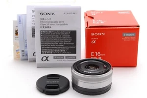 MINT IN BOX Sony E 16mm F/2.8 Wide Angle Prime Digital Camera Lens From Japan - Picture 1 of 8