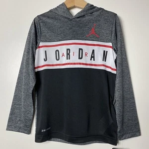 jordan air boys dri-fit light hoodie size 6 - Picture 1 of 6