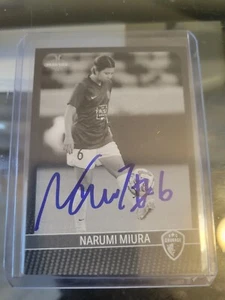 2023 Parkside NWSL Signed Auto Narumi Miura NC Courage In Person Black & White - Picture 1 of 1