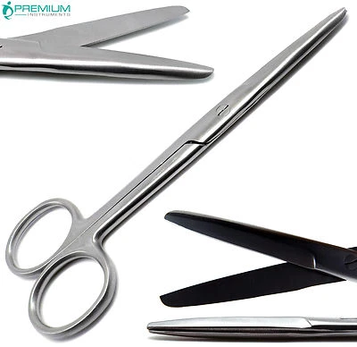 PREMIUM INSTRUMENTS Surgical Operating Medical Mayo Scissors Straight 5.5" Blunt New Instruments