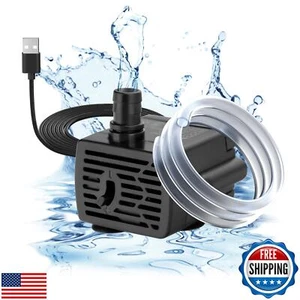 DaToo DC 5V USB Water Pump For Fish Tank 3W Mini Submersible Water Pump With  - Picture 1 of 5