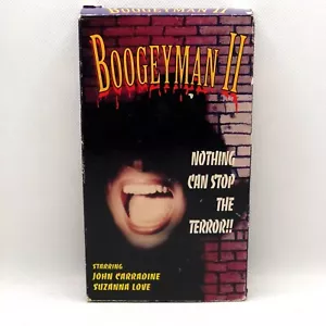 Boogeyman II VHS 1983 Horror Supernatural Gore Severed Heads Slasher - Imagen 1 de 8