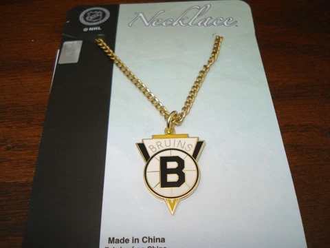 Boston Bruins Logo Chain Necklace Wincraft Inc Cover