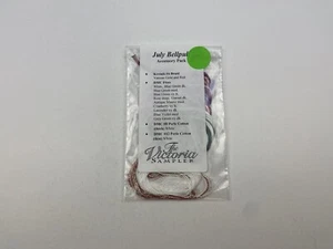 The Victoria Sampler July Bell pull Accessory Thread Pack - Picture 1 of 4