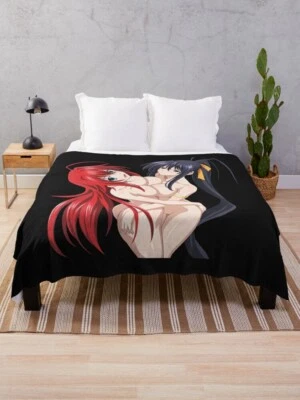 Manta Akeno Himejima, manta de felpa de terciopelo Rias Gremory, anime niñas Foto 1 de 4