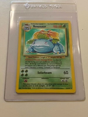 Venusaur - 15/102 Holo Rare Base Unlimited Set Pokémon Card - Image 1 of 2
