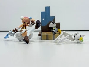 Moetan Capsule Figure Nijihara Ink & Ahiru Ah-kun Movic 2005 Toy Japan Damaged - Bild 1 von 6