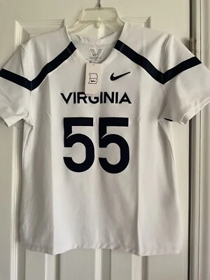 Nike Virginia Cavaliers Jersey Women’s M Lacrosse 55 White DC7671 NWT - Image 1 of 3