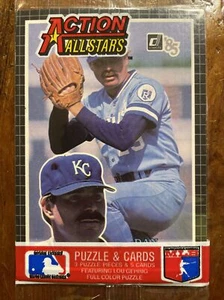 1985 DONRUSS ACTION ALL STARS - UNOPENED CELLO PACK DAN QUISENBERRY ON TOP - Picture 1 of 2