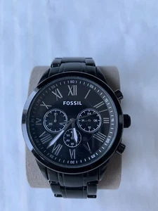 Fossil Herrenuhr Flynn Midsize - Chronograph - Edelstahl - Schwarz - Bild 1 von 9