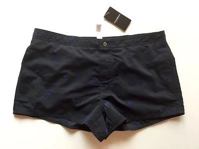 NWT Emporio Armani Eagle Embroidered Swim Shorts Sz 54 US Size 38-40 - Image 1 of 4