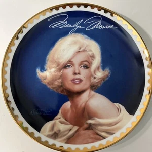 Marilyn Monroe 1996 Sammelteller "Satin and Cream" The Gold Collection - Bild 1 von 7