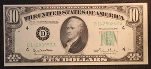UNC 1950 $10 Cleveland district Federal Reserve Note * - Picture 1 of 3