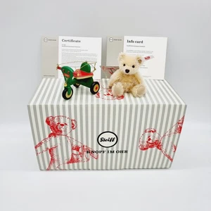 Steiff 690693 Ornament Christmas 2018 Bär auf Dreirad Jahreslimitierung 11 cm - Bild 1 von 10
