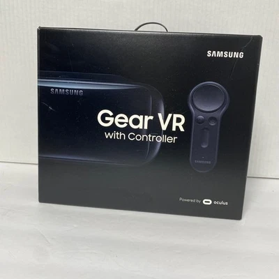 Samsung Gear VR with Controller Virtual Reality Headset Black Powered by Oculus - Image 1 of 4