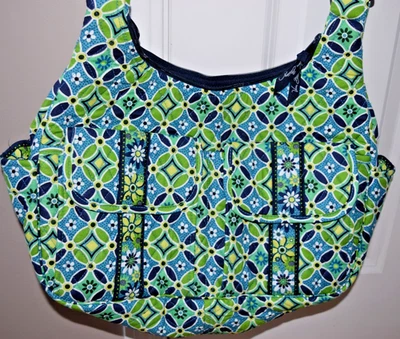 NWT Vera Bradley Daisy Daisy Blue Green Cargo Sling Shoulder/Crossbody Retired! - Image 1 of 3