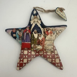 Jim Shore Krippe 5 Zoll Stern Ornament 4010627 2009 Heartwood Creek Enesco - Bild 1 von 8