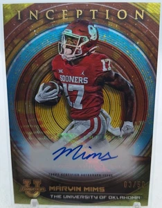MARVIN MIMS 2023 BOWMAN INCEPTION AUTÓGRAFO DORADO #03/50 - Imagen 1 de 3