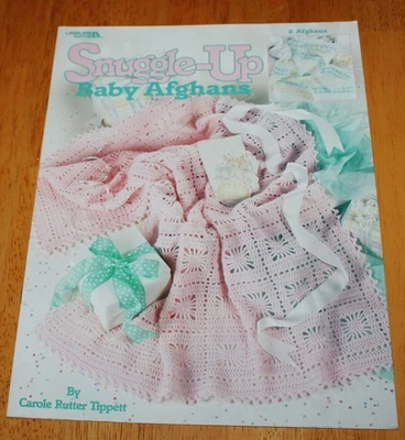Leisure Arts ~ SNUGGLE-UP BABY AFGHANS Crochet Book #3205 - Carole Rutter Tippet - Image 1 of 4