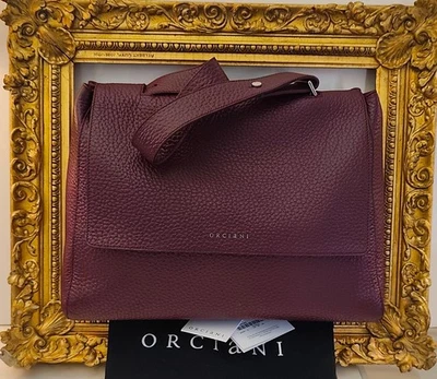Orciani Sveva Soft Bag Large Bordeaux Leather - Image 1 of 4