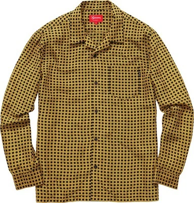 Camisa Supreme Cane Silk (Dorada) FW16 - Talla Grande Hombre Foto 1 de 4