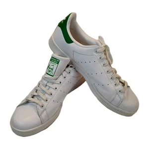 adidas Stan Smith Sneakers White/ Green Leather Men's Size US 12 UK 11.5 #M20324 - Picture 1 of 8