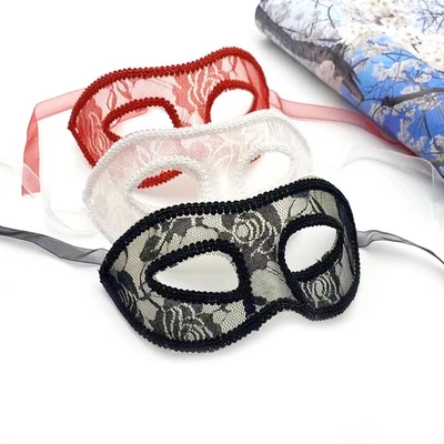 Halloween Mask Party Lace Ball Eye Mask Princess Lace Festival Performance Mask - Image 1 of 4