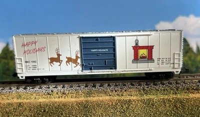 Train Box car N Scale freight Bev-Bel "Happy Holidays" BBC 1992 Christmas More! - Image 1 of 4