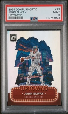 Donruss Optic John Elway Uptowns 2024 PSA 9 🔥 Foto 1 de 2