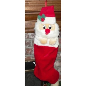 Santa Claus Christmas Stockings Fukel Industrial - Picture 1 of 3
