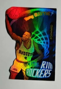 1997-98 Ultra Rim Rockers Die Cut Tony Battie #11 RR Denver Nuggets  - Picture 1 of 2