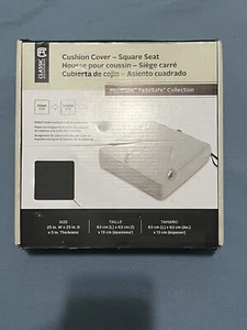Classic Accessories Montlake FadeSafe Square Patio Lounge Seat Cushion Slip - Picture 1 of 4