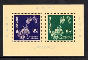 Ecuador Scott 670 Souvenir Sheet of Two Mint Never Hinged (MNH) - Picture 1 of 2