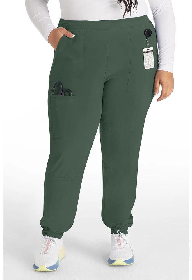 Cherokee Style 045 Elastic Waist Cargo Jogger Pant in "Golden Moss" Size XS - Image 1 of 1