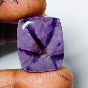 Trapiche Amethyst Stone Natural Amethyst Cabochon Loose Gemstone 29 Ct. ME-11228 - Picture 1 of 3