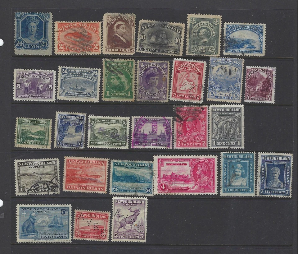 Newfoundland 185-1941  #31/252 28 Used Stamps  $117. - Image 1 of 1