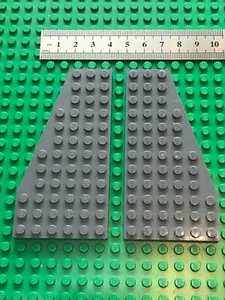 LEGO GREY Space Star Wars Delta Wing Section 6 x 12 Wedge Plate Matching PAIR - Picture 1 of 4