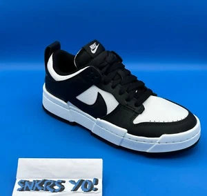 Nike Dunk Low Disrupt Black White (CK6654-102) Women's Size 10.5 - Picture 1 of 7