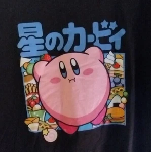 Kaum getragenes Nintendo Kirby T-Shirt schwarz Größe (XL) für Herren - Bild 1 von 2