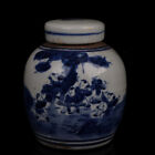 Petit pot casquette photo de jeu de bébé bleu et blanc Jingdezhen