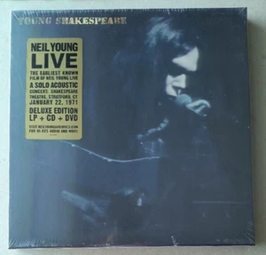 Neil Young deluxe Young Shakespeare vinyl box set w/CD & DVD Archives Series 3.5 - Picture 1 of 5