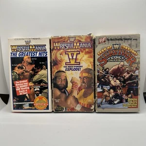 WWF WrestleMania 5 V 1989 Greatest Hits Survivor Series VHS Wrestling WWE Lot - Imagen 1 de 11