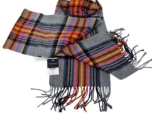 TOPSHOP Damas Multicolor Acrílico Talla Única Borla Borla Bufanda Envoltura 72" x 8" - Imagen 1 de 11