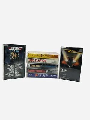 ZZ Top Eric Clapton Cassette Tapes Rock Pop Top Gun Counting Crows Chris Isaak - Image 1 of 4