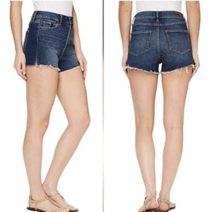 Paige Margot Cuttoff Medium Wash Denim Shorts NWT Size 30 - Picture 1 of 8
