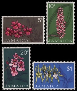 Jamaica 1973 - Mi-N.o 375-378 ** - Estampillada sin montar o nunca montada - Flores / Flores - Imagen 1 de 1