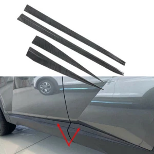 4Pcs Fits for All New Hyundai Tucson NX4 2021 2022 Door Side Sill Molding Trims - Picture 1 of 5