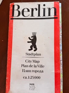 Gut erhaltener Stadtplan Berlin DDR 1987 - Bild 1 von 4