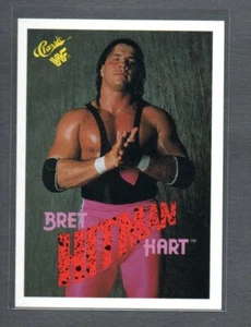 Clásico 1990 WWE WWF Bret "Hit Man" Hart #37 casi nuevo/como nuevo - Imagen 1 de 2