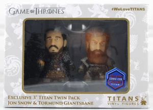 Game Of Thrones NY Con Exclusive Jon Snow & Tormund Titans Twin Pack Damaged Box - Picture 1 of 18